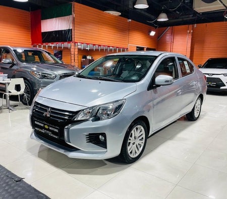 Silver Mitsubishi Attrage GLX Medium Line 2022