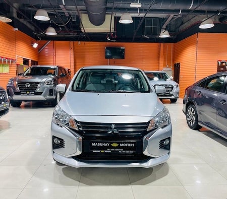 Silver Mitsubishi Attrage GLX Medium Line 2022