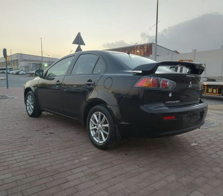 Black Mitsubishi Lancer 2016