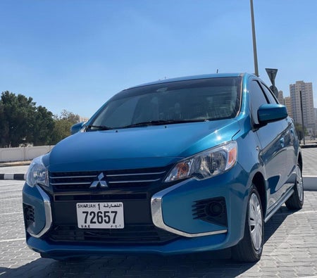 Blue Mitsubishi Mirage 2021