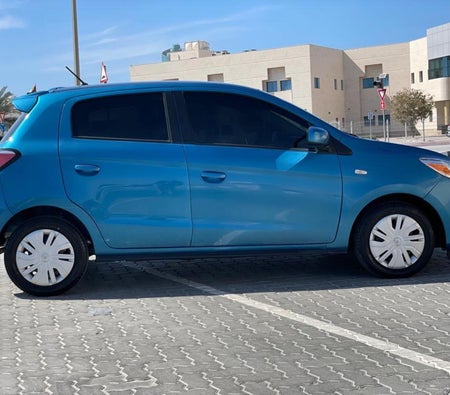 Blue Mitsubishi Mirage 2021 Blue Mitsubishi Mirage 2021