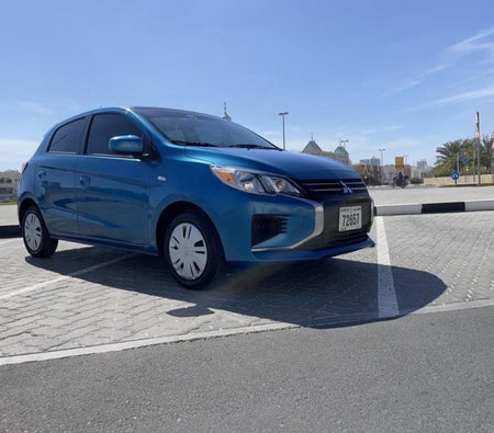 Blue Mitsubishi Mirage 2021 Blue Mitsubishi Mirage 2021