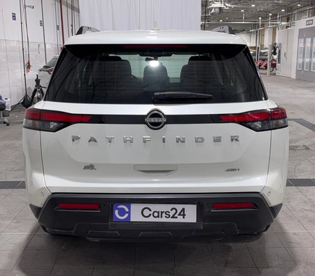 White Nissan Pathfinder S 2023