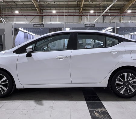 White Nissan Sunny SL 2023