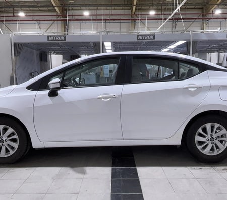 White Nissan Sunny S 2024