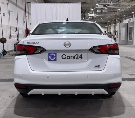 White Nissan Sunny S 2024