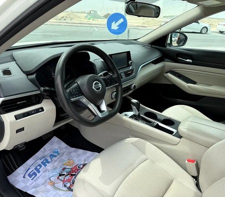 White Nissan Altima S 2020