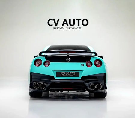 Blue Nissan GTR 2019