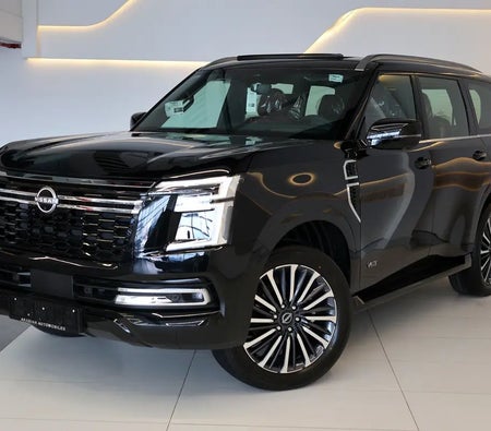 Черный Nissan Patrol LE Platinum 2026 Черный Nissan Patrol LE Platinum 2026