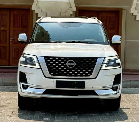 White Nissan Patrol LE Platinum 2022