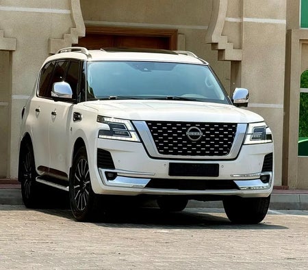 White Nissan Patrol LE Platinum 2022