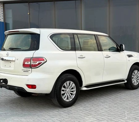 White Nissan Patrol LE Titanium 2019