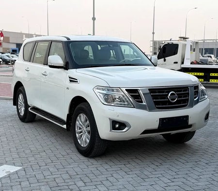 White Nissan Patrol LE Titanium 2019