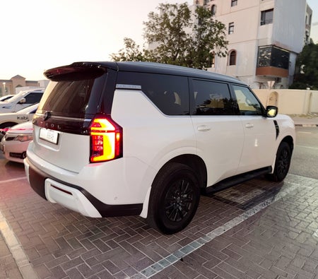 White Nissan Patrol Platinum 2026