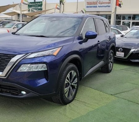 Blue Nissan Rogue 2023