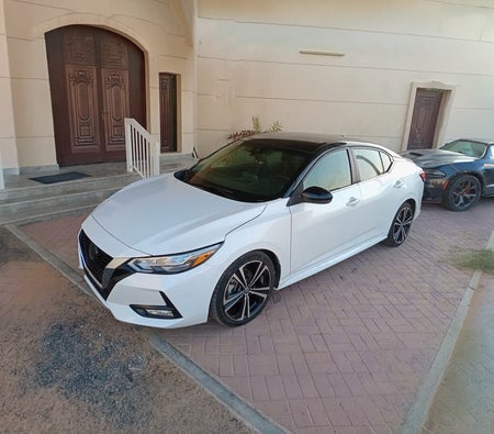 White Nissan Sentra SR 2020