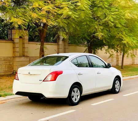 White Nissan Sunny SV 2022
