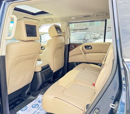 Blue Nissan Armada Platinum 2017