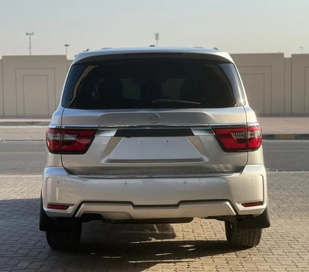 Silver Nissan Armada SV 2019