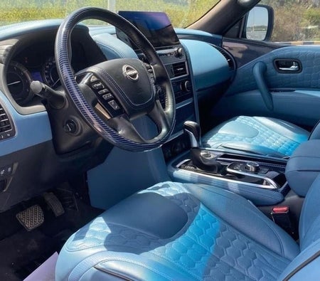 Blue Nissan Armada 2019