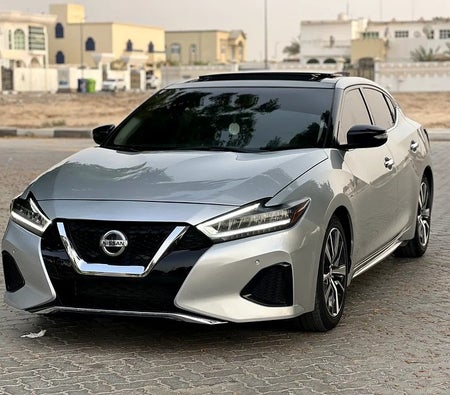 Silver Nissan Maxima SL 2020