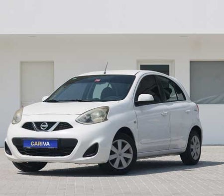 White Nissan Micra 2020