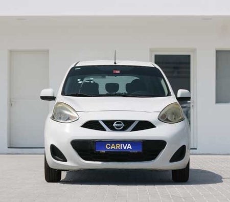 White Nissan Micra 2020