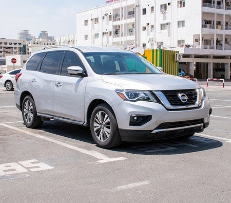 Silver Nissan Pathfinder SL 2020