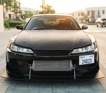 Black Nissan Silvia 2000