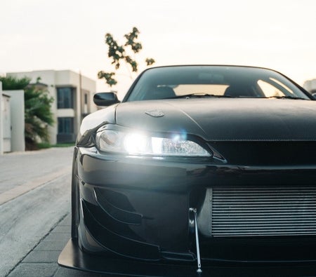 Black Nissan Silvia 2000