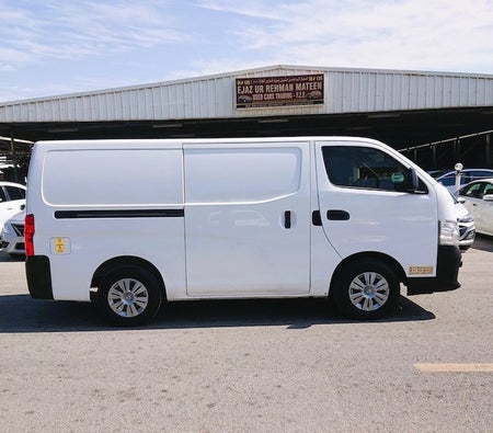 White Nissan Urvan 2020