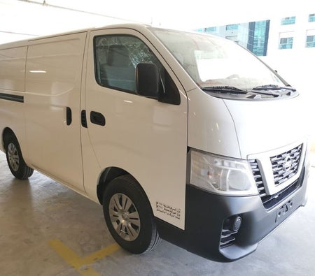 White Nissan Urvan 2021