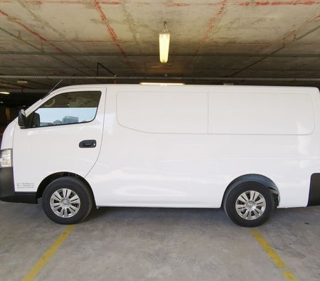 White Nissan Urvan 2021
