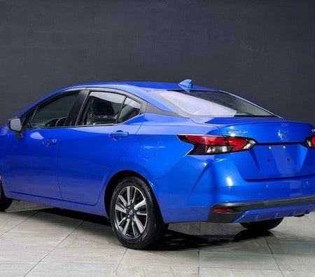 Blue Nissan Versa SV 2021