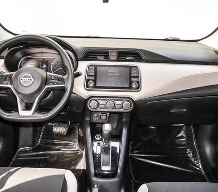 Black Nissan Versa 2021