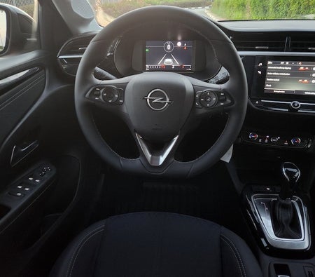 Red Opel Corsa 2023