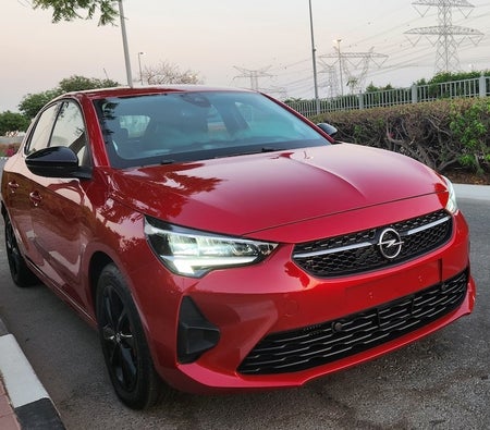 Red Opel Corsa 2023
