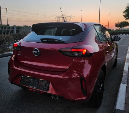 Red Opel Corsa 2023