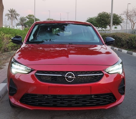 Red Opel Corsa 2023