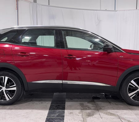 Red Peugeot 3008 GT LINE 2024 Red Peugeot 3008 GT LINE 2024
