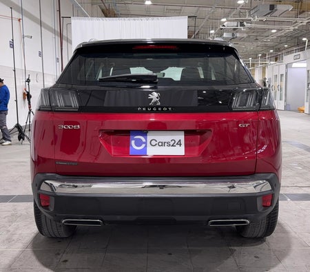 Red Peugeot 3008 GT LINE 2024 Red Peugeot 3008 GT LINE 2024