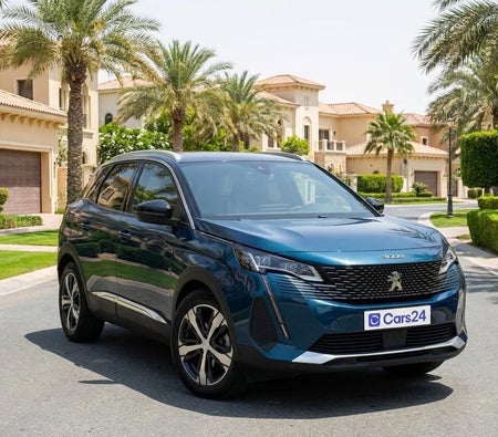 Blue Peugeot 3008 GT LINE 2023 Blue Peugeot 3008 GT LINE 2023