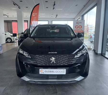 Black Peugeot 3008 2.0 HDi Active 2022 Black Peugeot 3008 2.0 HDi Active 2022