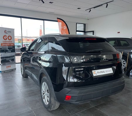 Black Peugeot 3008 2.0 HDi Active 2022 Black Peugeot 3008 2.0 HDi Active 2022