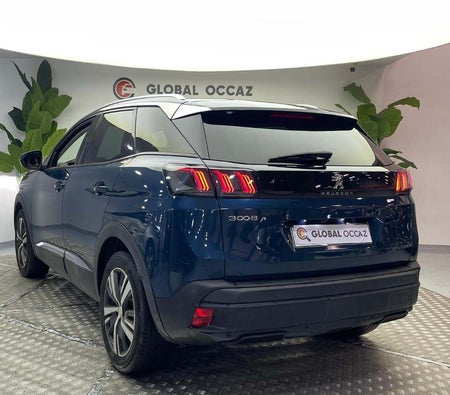 Blue Peugeot 3008 2.0 HDi Allure 2021 Blue Peugeot 3008 2.0 HDi Allure 2021