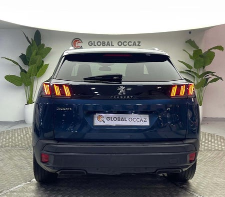 Blue Peugeot 3008 2.0 HDi Allure 2021 Blue Peugeot 3008 2.0 HDi Allure 2021