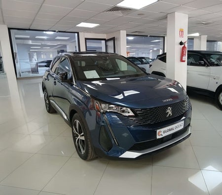 Blauw Peugeot 3008 2022