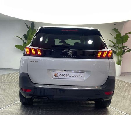 Pearl White Peugeot 5008 2.0 HDi Allure 2021