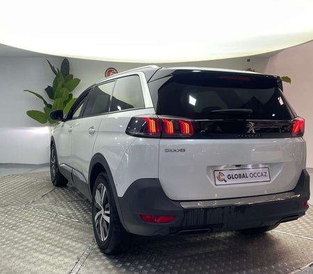 Pearl White Peugeot 5008 2.0 HDi Allure 2021