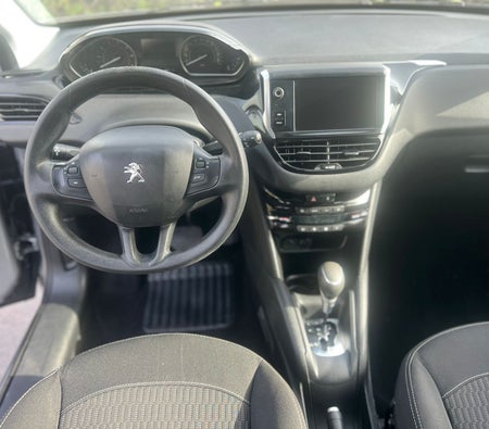 Silver Peugeot 208 2019